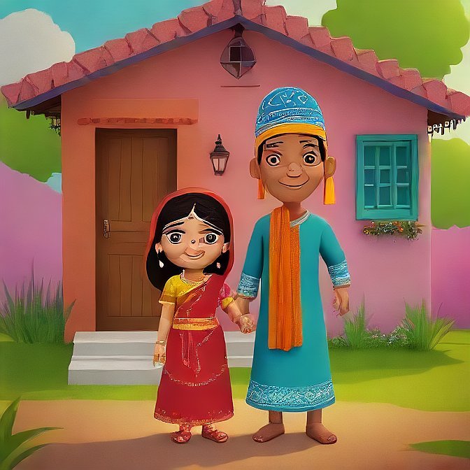 3D cartoon character art